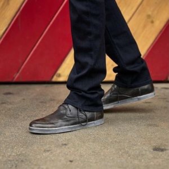 Bed|Stu Graphito Men’s Dip Dye Black Chukka Boots main image 8